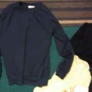 Blue Cotton Sweatshirt